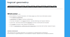 Desktop Screenshot of logicalgeometry.org