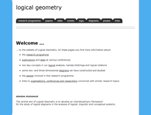Tablet Screenshot of logicalgeometry.org
